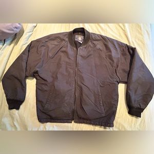 SPIEWAK BOMBER JACKET golden fleece MADE IN USA Size L Black New York Outerwear